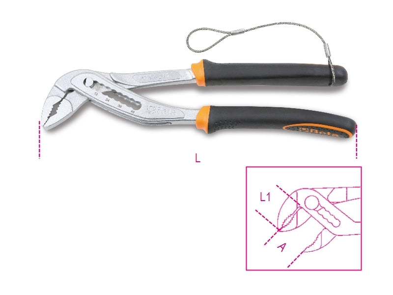 1048BM-HS 250-SLIP JOINT PLIERS