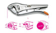 1050-ADJUSTMENT SELF-LOCKING PLIERS