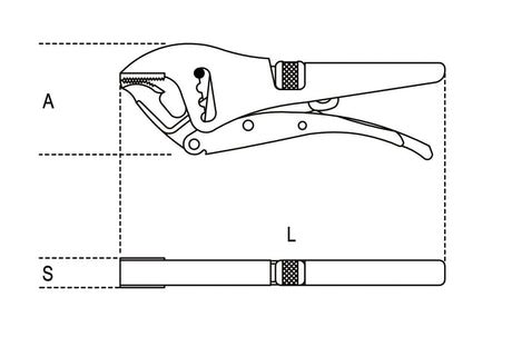 1050-ADJUSTMENT SELF-LOCKING PLIERS