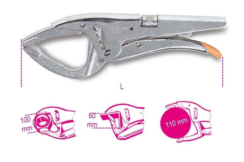 1051L-SELF-LOCKING PLIERS - LARGE