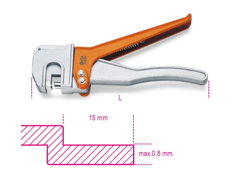 1065P-HAND CRIMPER STEEL MATRIX