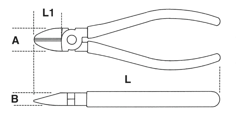 1082MQ 140-DIAGONAL CUTTING NIPPERS