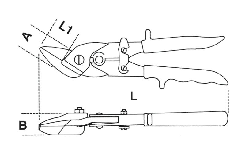 1125-COMP.LEVERAGE SHEARS STRAIGHT-RIGHT