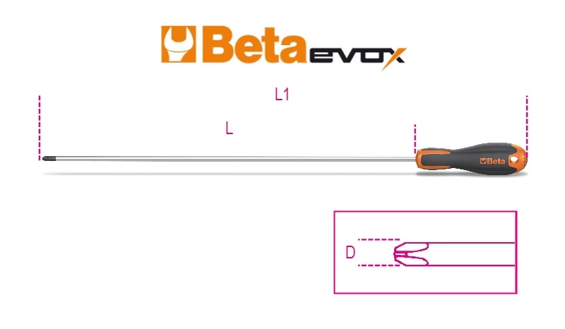 1202EL 3X300-NEW SCREWDRIV.CROSS PH LONG
