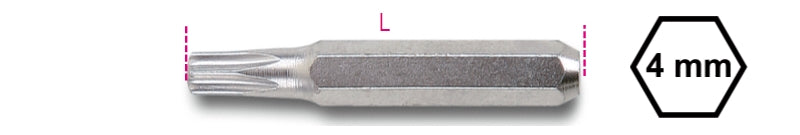 1256TX 4-BITS FOR TORX® HEAD SCREWS