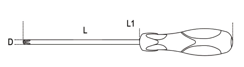 1299HS PZ1-SCREWDRIVERS FOR CROSS HEAD