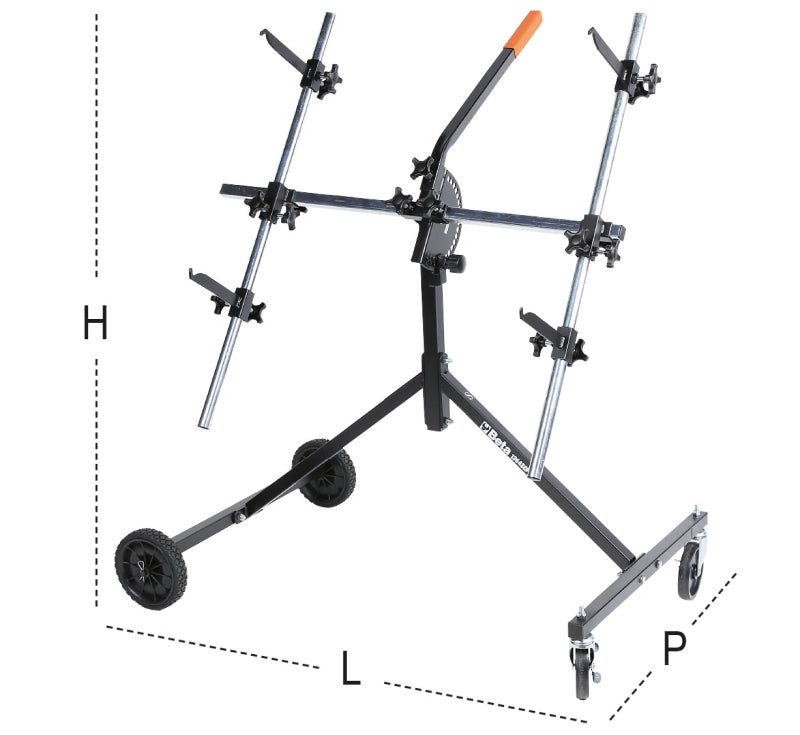 1364SCP-REVOLVING BODYWORK SUPPORT