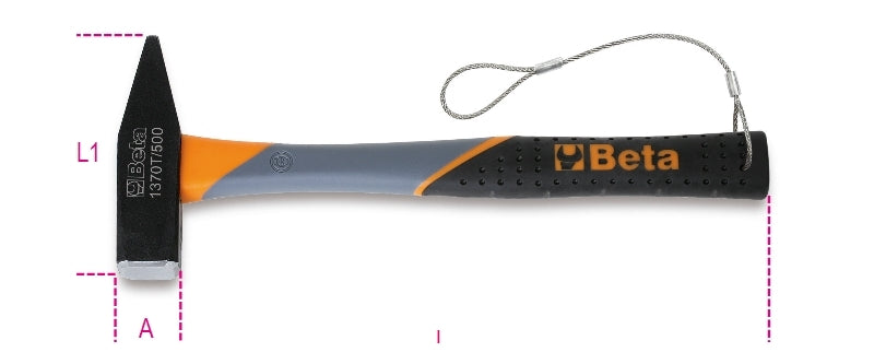 1370T-HS 500-MECHANIC’S HAMMERS FIBRE