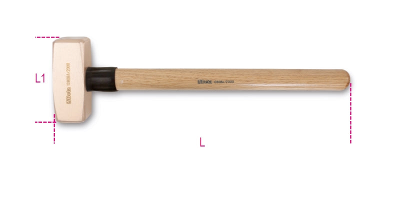 1380BA 1500-SPARK-PROOF LUMP HAMMERS