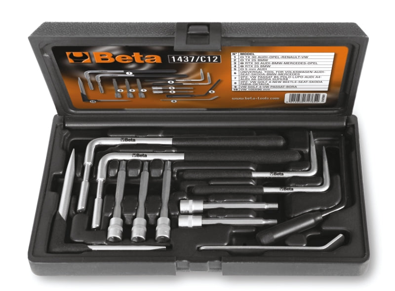 1437/C12-12 TOOLS FOR REMOVING AIR BAG