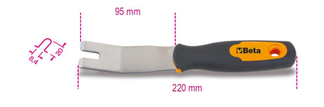 1479U/32-TRIM PIN REMOVER STEEL BLADE