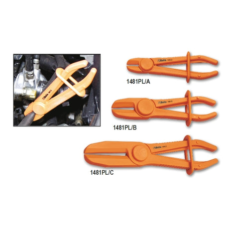 1481PL/S3-SET OF 3 PLASTIC HOSE PLIERS