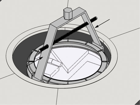 1482A/3-WR. FOR TANK FLOATING RING NUTS