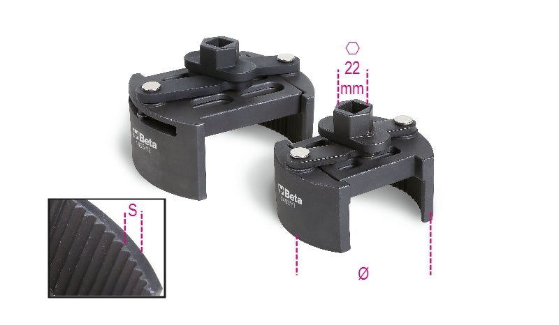 1493Y/2-SELF-LOCKING OIL FILTER WRENCHES