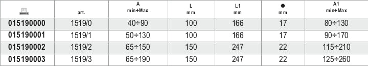 1519/0-THREE-LEG UNIVERSAL PULLERS
