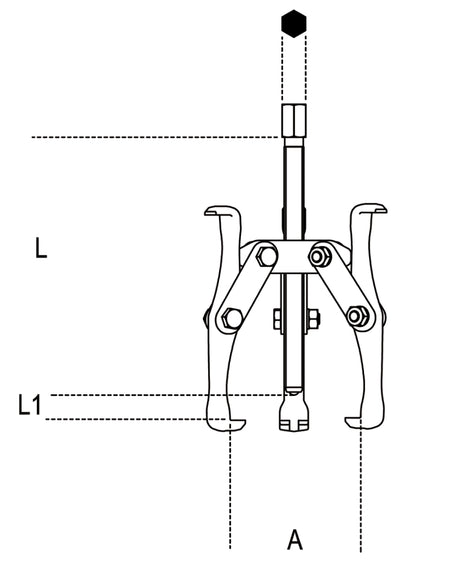 1521/2-PULLERS + THREE REVERSIBLE LEGS