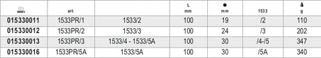 1533PR/1-EXTENSIONS FOR PULLERS 1533