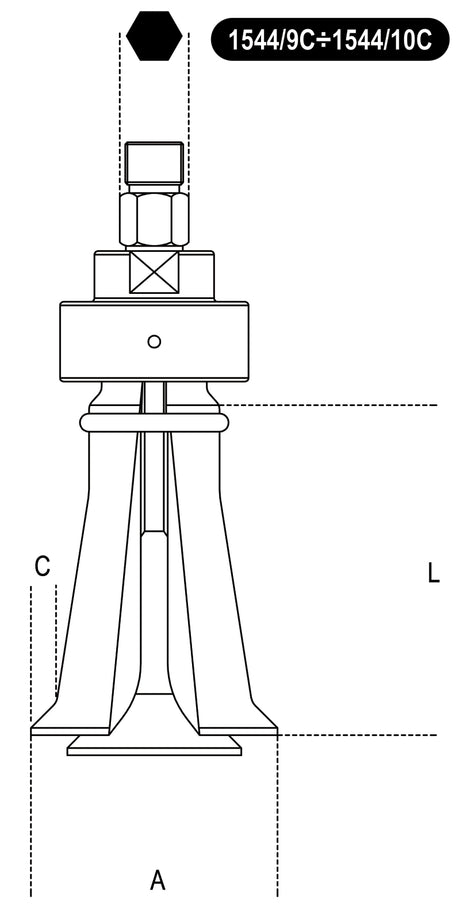 1544/10C-TWO-LEG INTERNAL EXTRACTORS