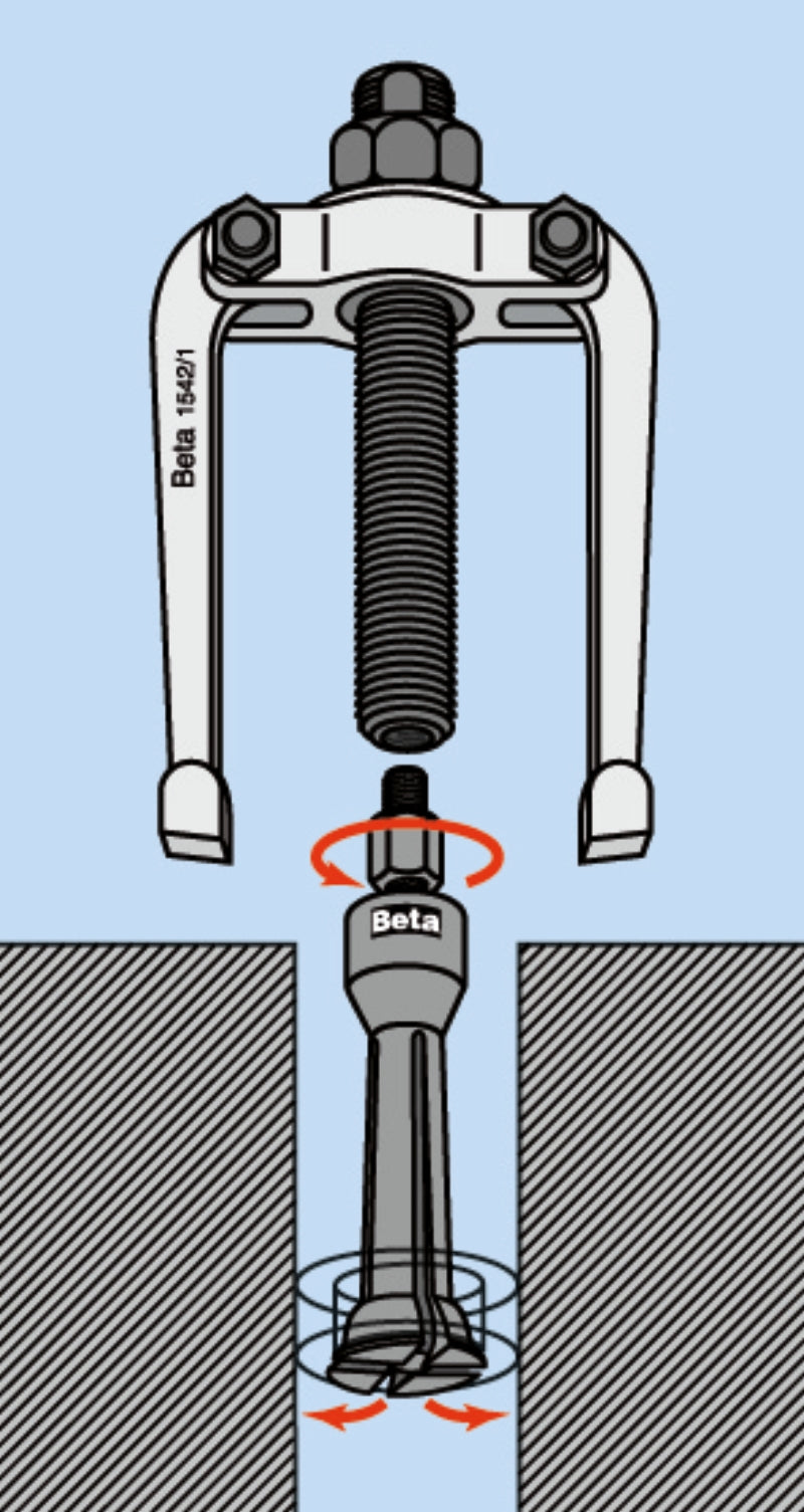 1545/C5M-PULLER 1542 + EXTRACT. 1544