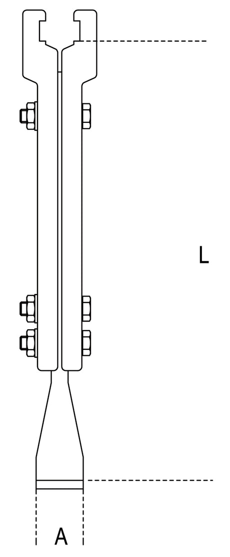 1580GL/8B-LOOSE LEGS LONG FOR 1580