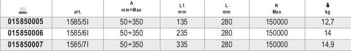 1585/7I-THREE-LEG PULLERS HYDRAULIC USE