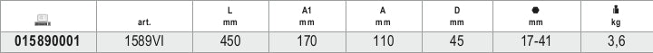 1589PI/100-EXTENSION SOCKETS HYDR.SCREW