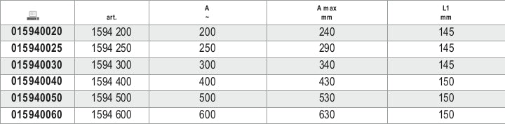 1594 250-LEVER BAR CLAMPS