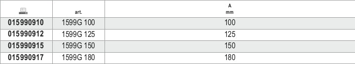 1599GR 125-PAIRS OF JAWS & SPARE SCREWS