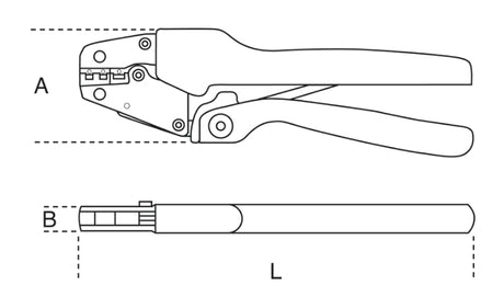 1609A-HEAVY DUTY CRIMPING PLIERS