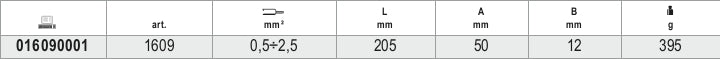 1609M/70-DIES FOR ITEM 1609C