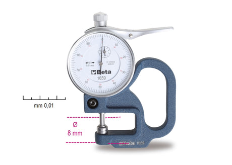 1659-THICKNESS GAUGE WITH DIAL INDICATOR