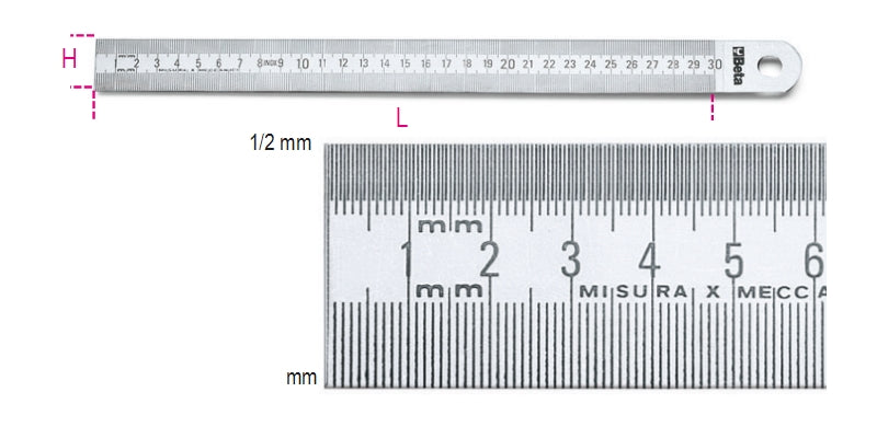 1683 1000-SEMI-RIGID GRADUATED RULES