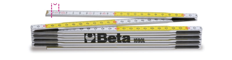1690L/2-FOLDING RULER BIRCH 2MT