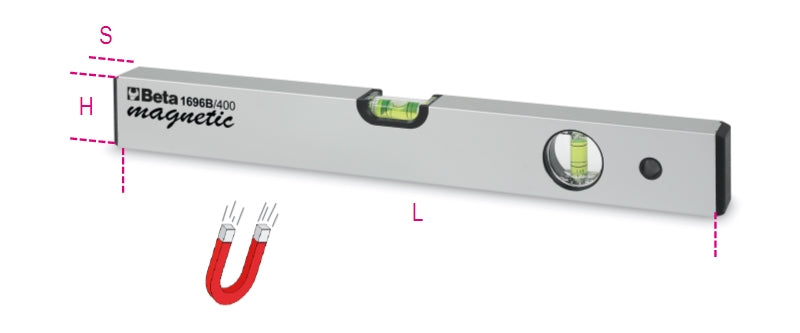 1696B 200-SPIRIT LEVELS MAGNETIC BASES