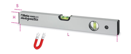 1696B 200-SPIRIT LEVELS MAGNETIC BASES