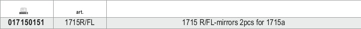 1715R/FL-KIT OF 2 INSPECTION MIRRORS