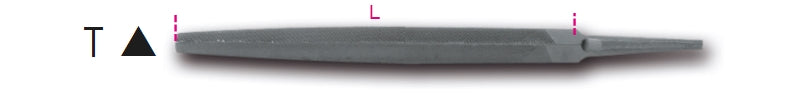 1718D6/T-ROUGH TRIANGULAR FILES