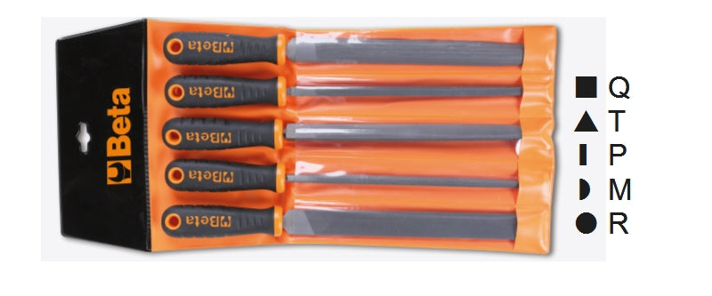 1719BMD10/B5-SET OF 5 ROUGH FILES