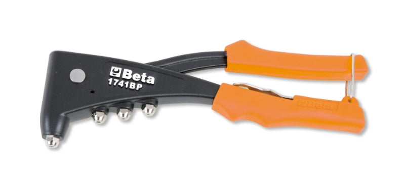 1741BP-RIVETING PLIERS WITH 4 NOZZLES