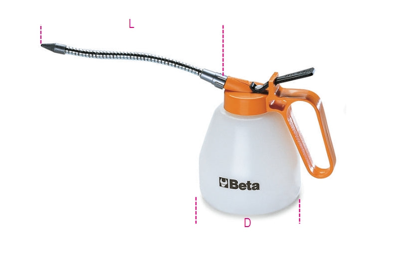 1753 200-EMPTY PLAST.PRES.OIL CANS FLEX.