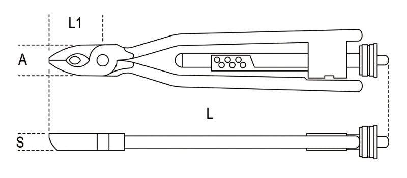 1761RS/1-REVERSIBLE WIRE TWISTING PLIER