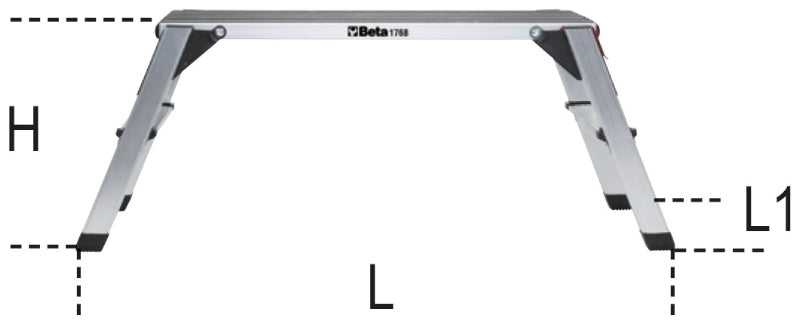 1768-ALUMINIUM FOOTBOARD