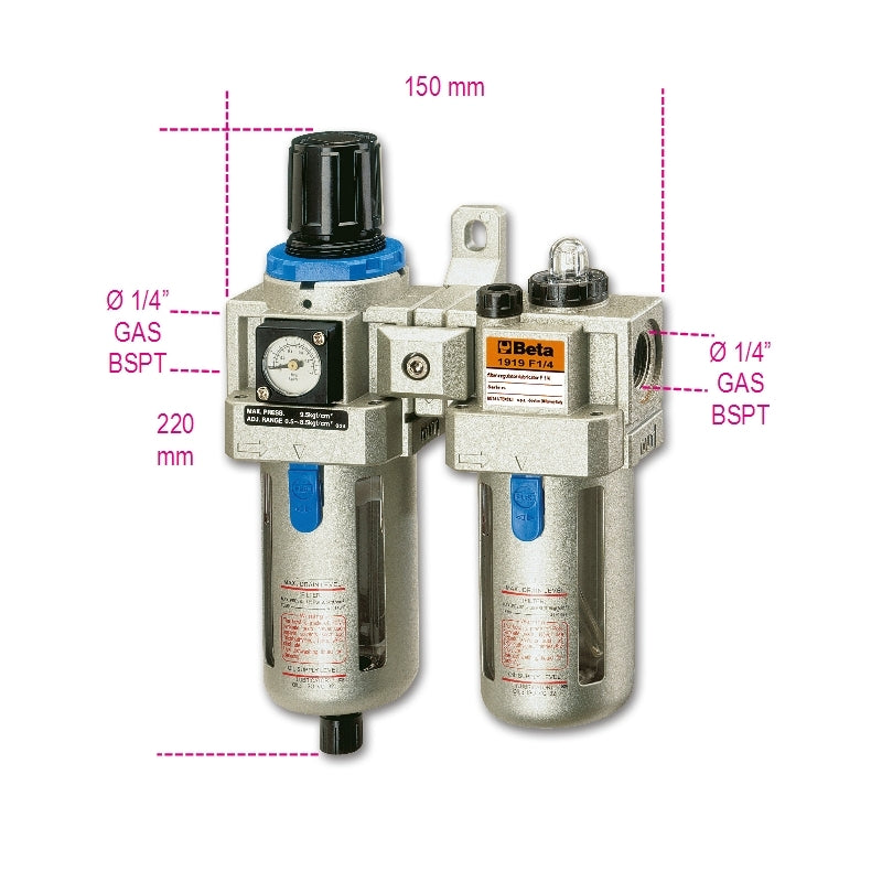 1919F1/4-FILTER-REGULATOR-LUBRICATOR