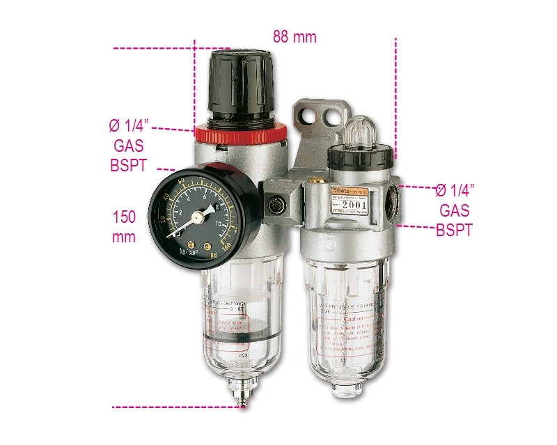 1919FE1/4-FILTER-REGULATOR-LUBRICATOR