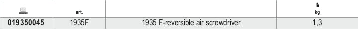 1935F-REVERSIBLE AIR SCREWDRIVER