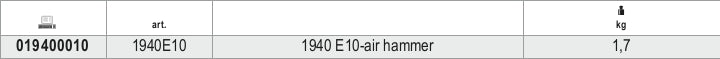 1940E10-AIR HAMMER