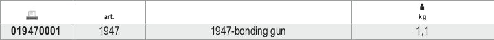 1947-BONDING GUN