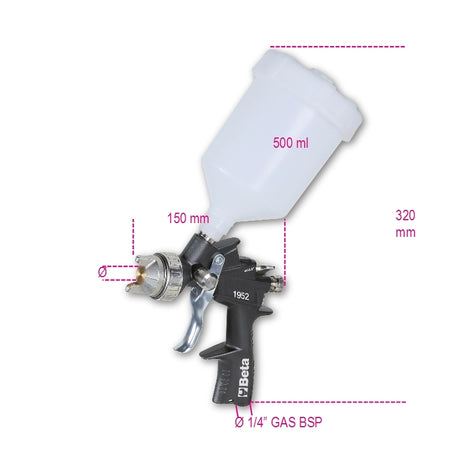 1952 1 - 2-PROFESSIONAL PAINT SPRAY GUN