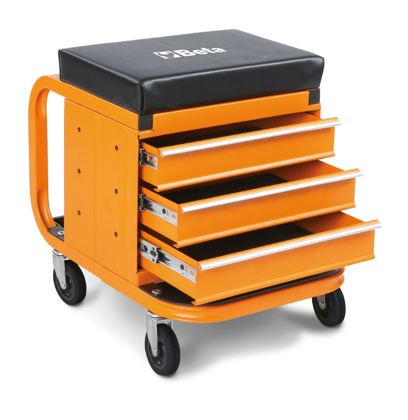 2258-O-HEAVY DUTY CREEPER + TOOL CHEST
