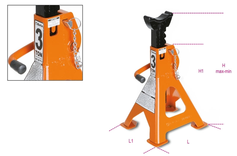 3010T 3-JACK STANDS PAIR